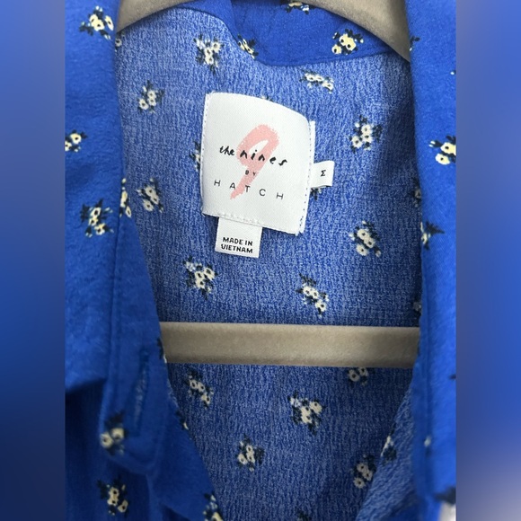 Hatch Royal Blue Maternity Dress - Medium - Picture 3 of 4